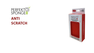 Red Perfekto Sponge Anti Scratch